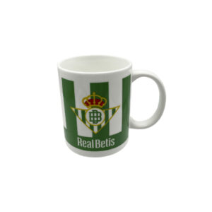 Betis Balompié Taza Cerámica Blanca y Verde