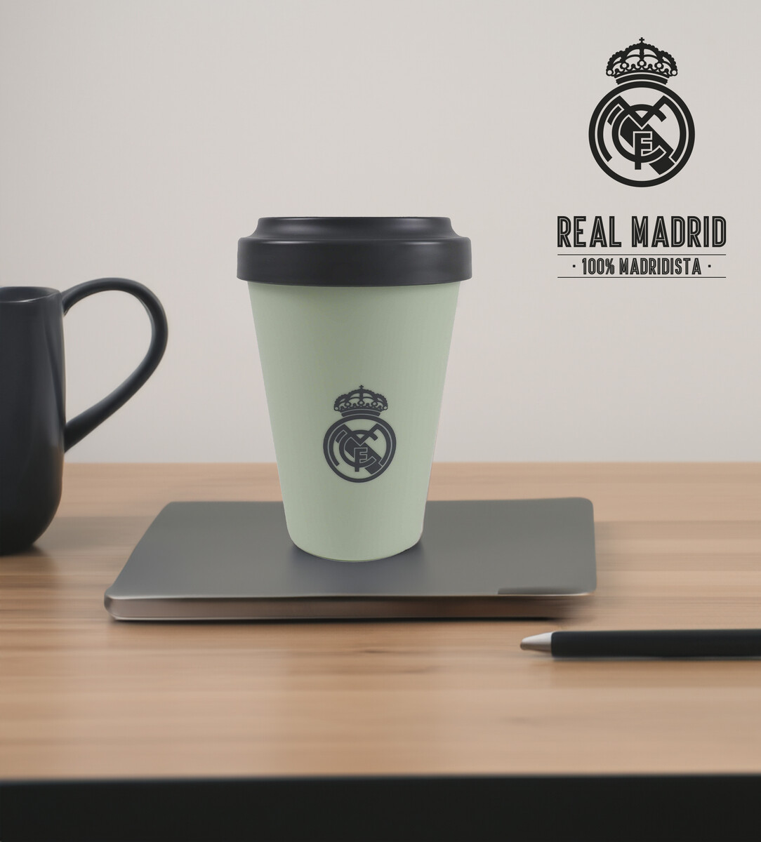 Real Madrid Vaso Para Llevar Verde Empolvado