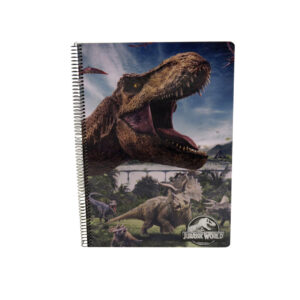 Jurassic World Cuaderno Folio 80 Hojas