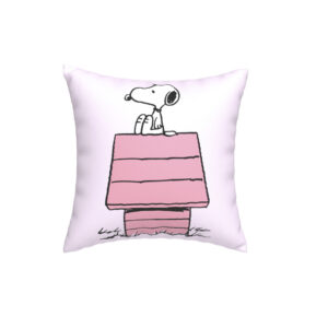 Snoopy Cojín Colección Caseta Rosa
