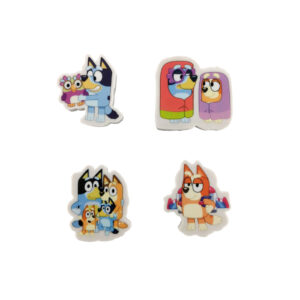 Bluey Set con 4 Gomas de Borrar