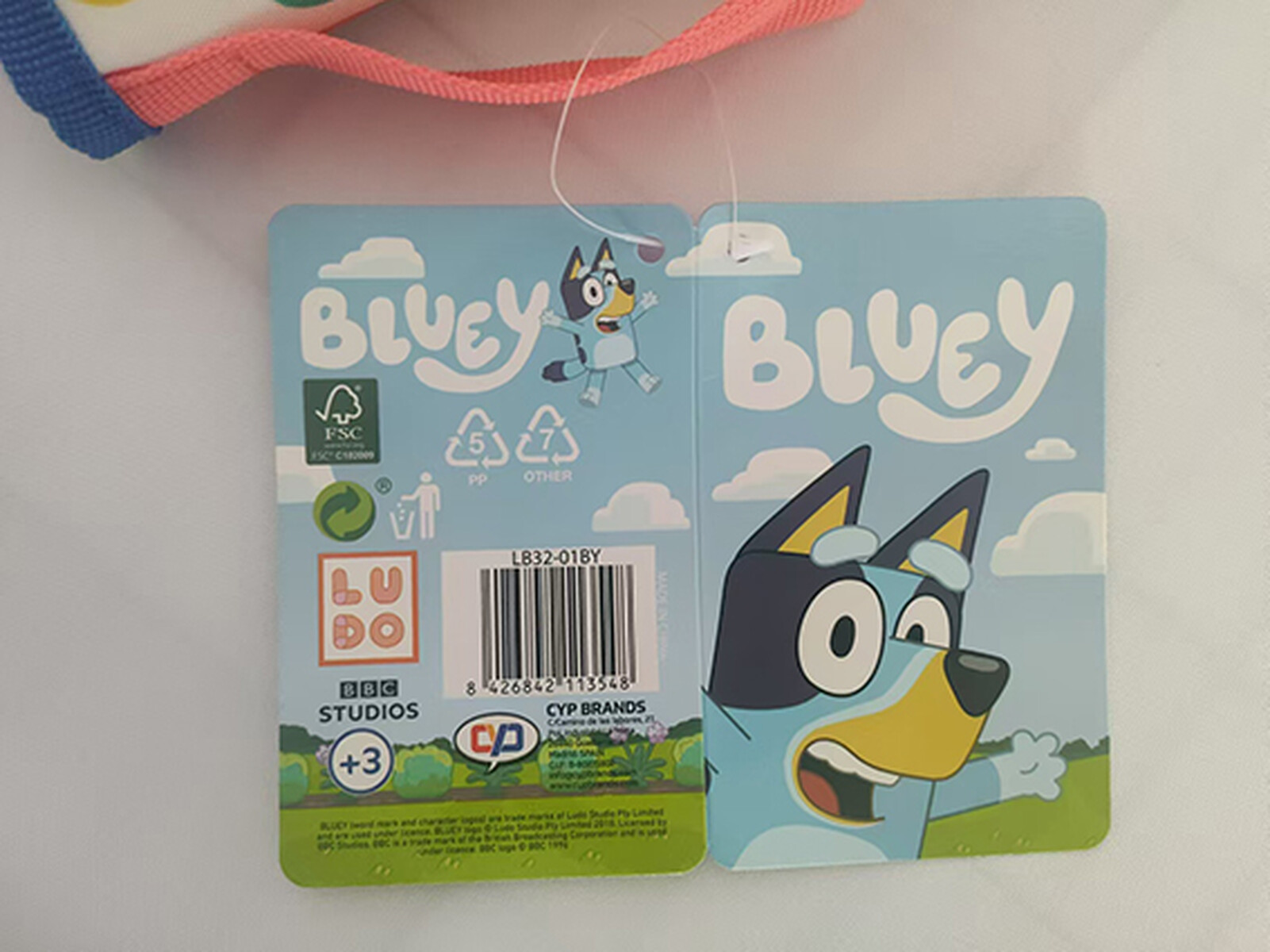 Bluey Bolsa de Merienda - Rainbow