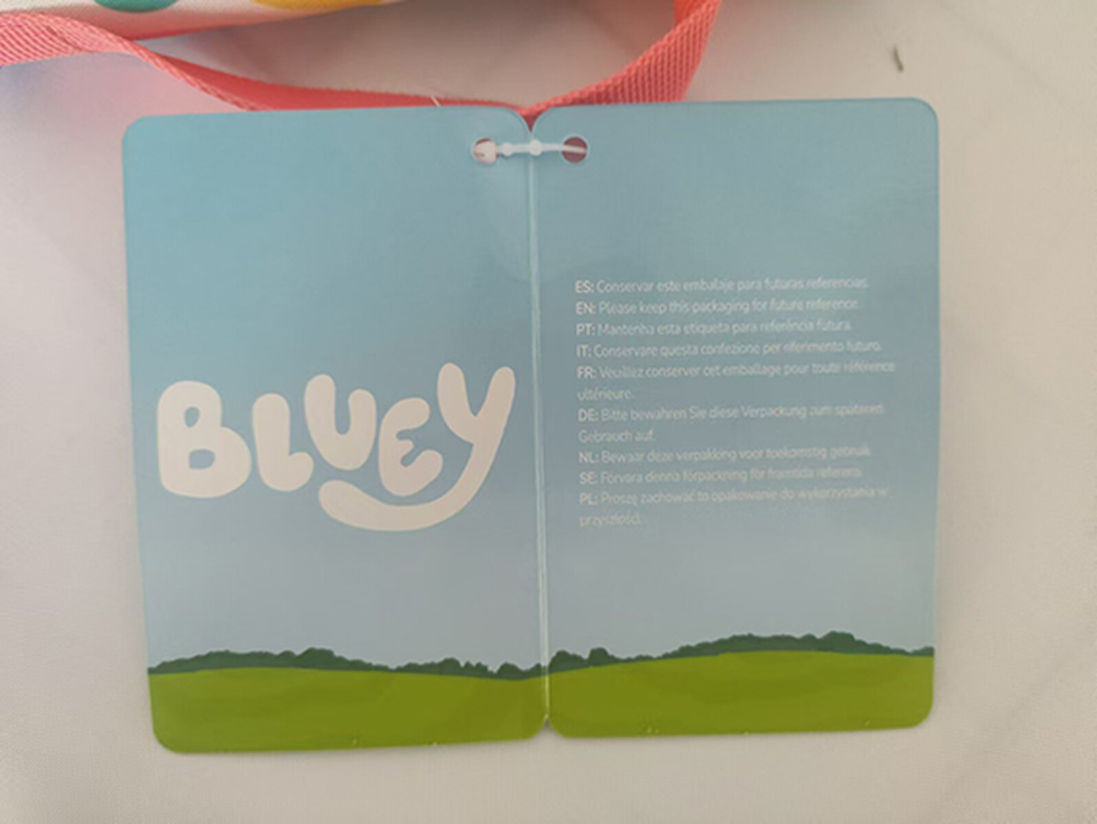 Bluey Bolsa de Merienda - Rainbow