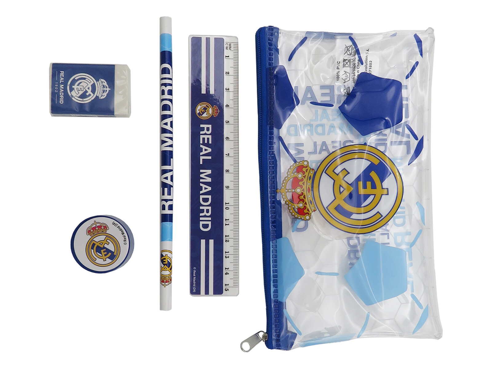 Real Madrid Portatodo c/ Material Escolar
