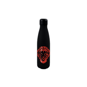 Athletic Club Botella Negra Rubberizada de Doble Pared - León Rojo