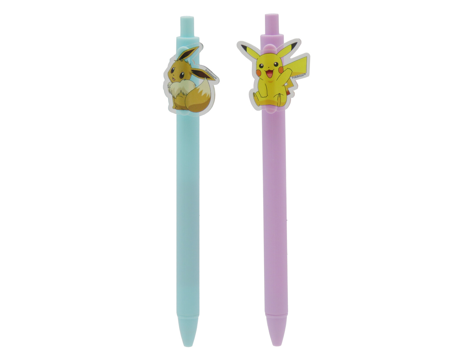 Pokémon Set de 2 bolígrafos con clip decorativo Colección Flowers