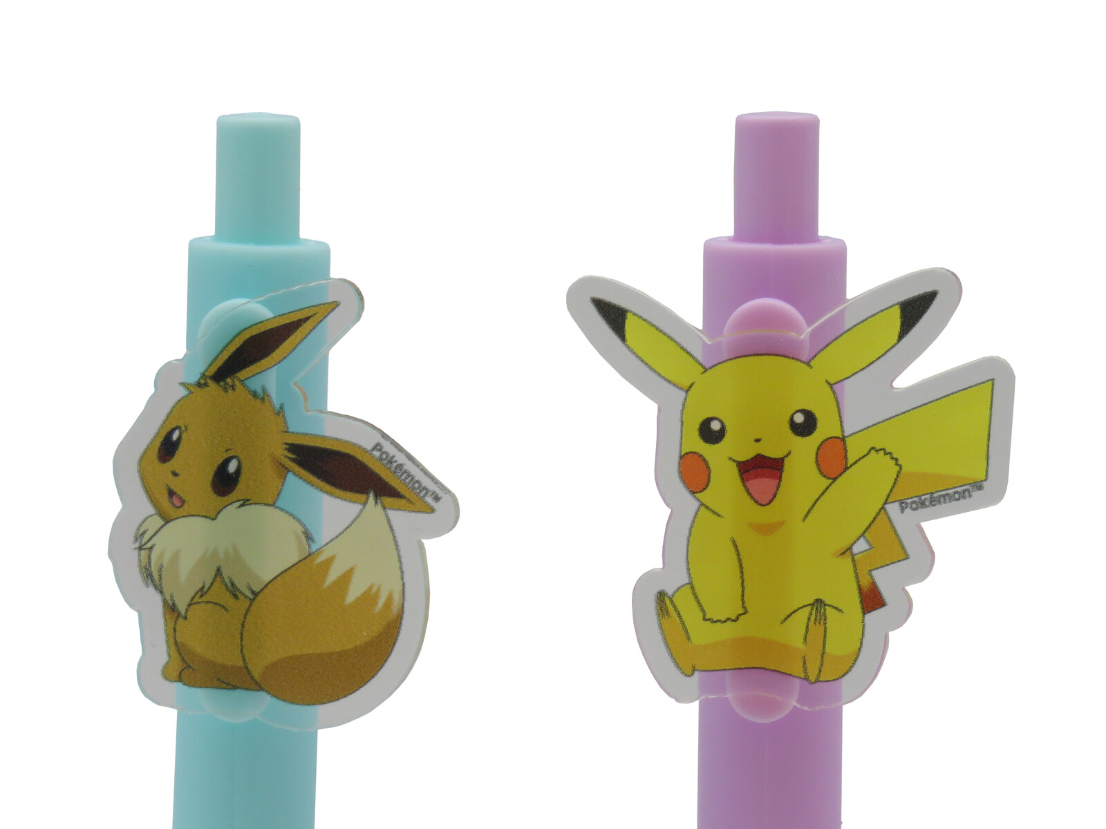 Pokémon Set de 2 bolígrafos con clip decorativo Colección Flowers