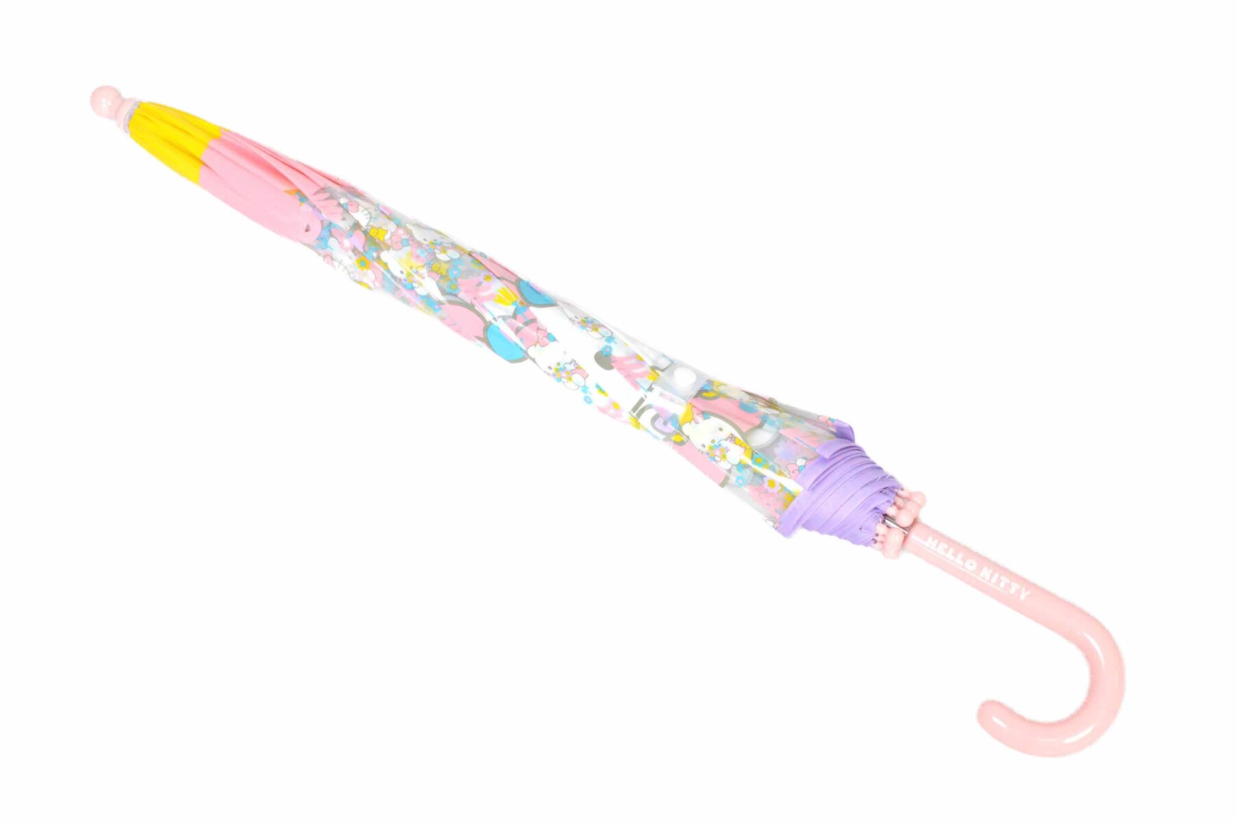 Sanrio Hello Kitty Paraguas Manual Infantil Transp. Burbuja 48 cm