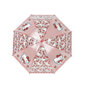 Sanrio Hello Kitty Paraguas Manual Infantil 48 cm Transparente