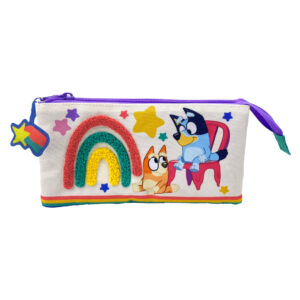 Bluey Portatodo Triple - Rainbow