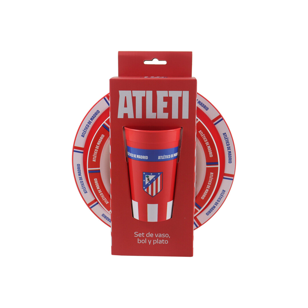 Atlético de Madrid Set Menaje 3 Piezas