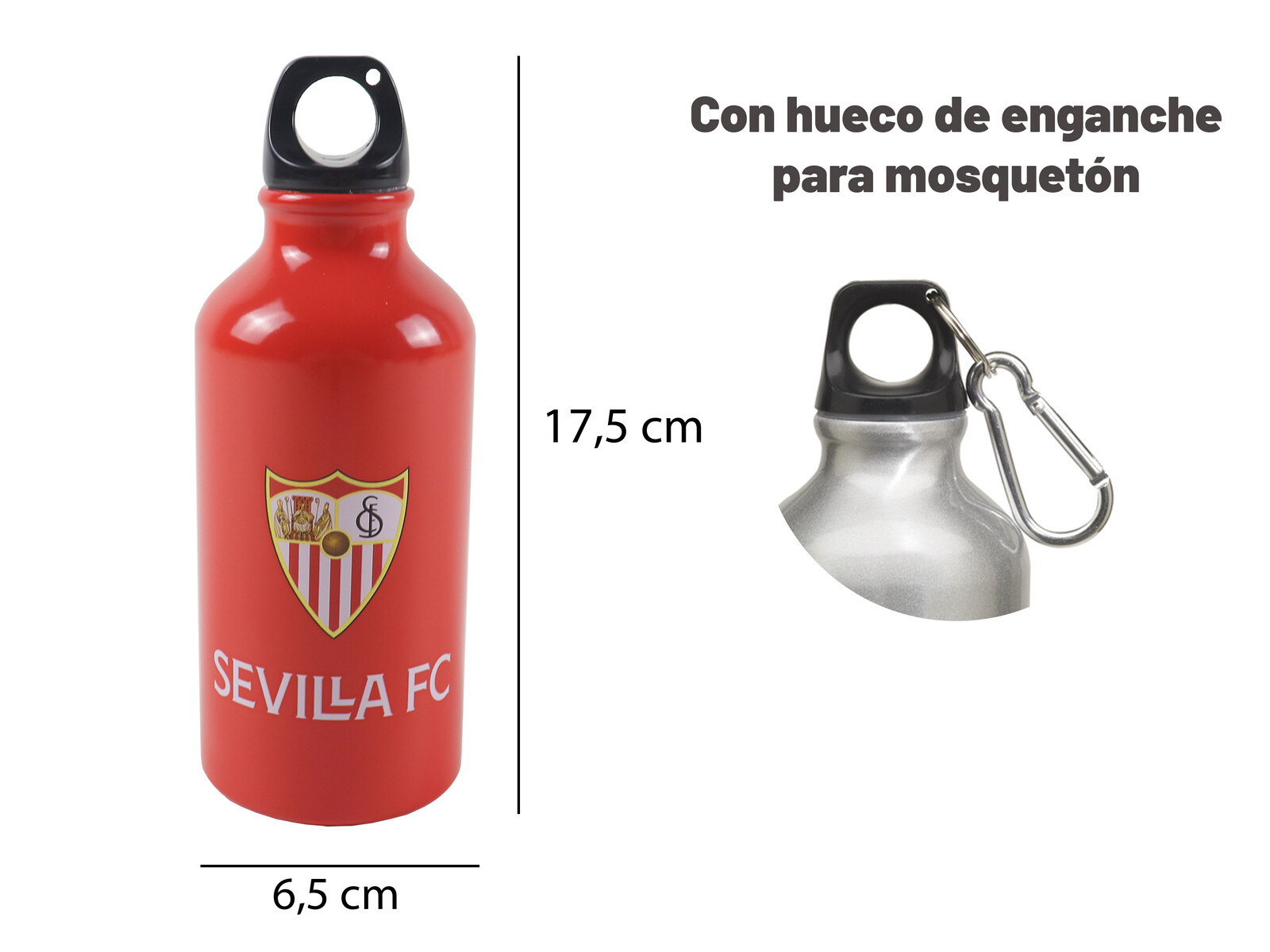 Sevilla F.C Botella de Aluminio de 400 ml
