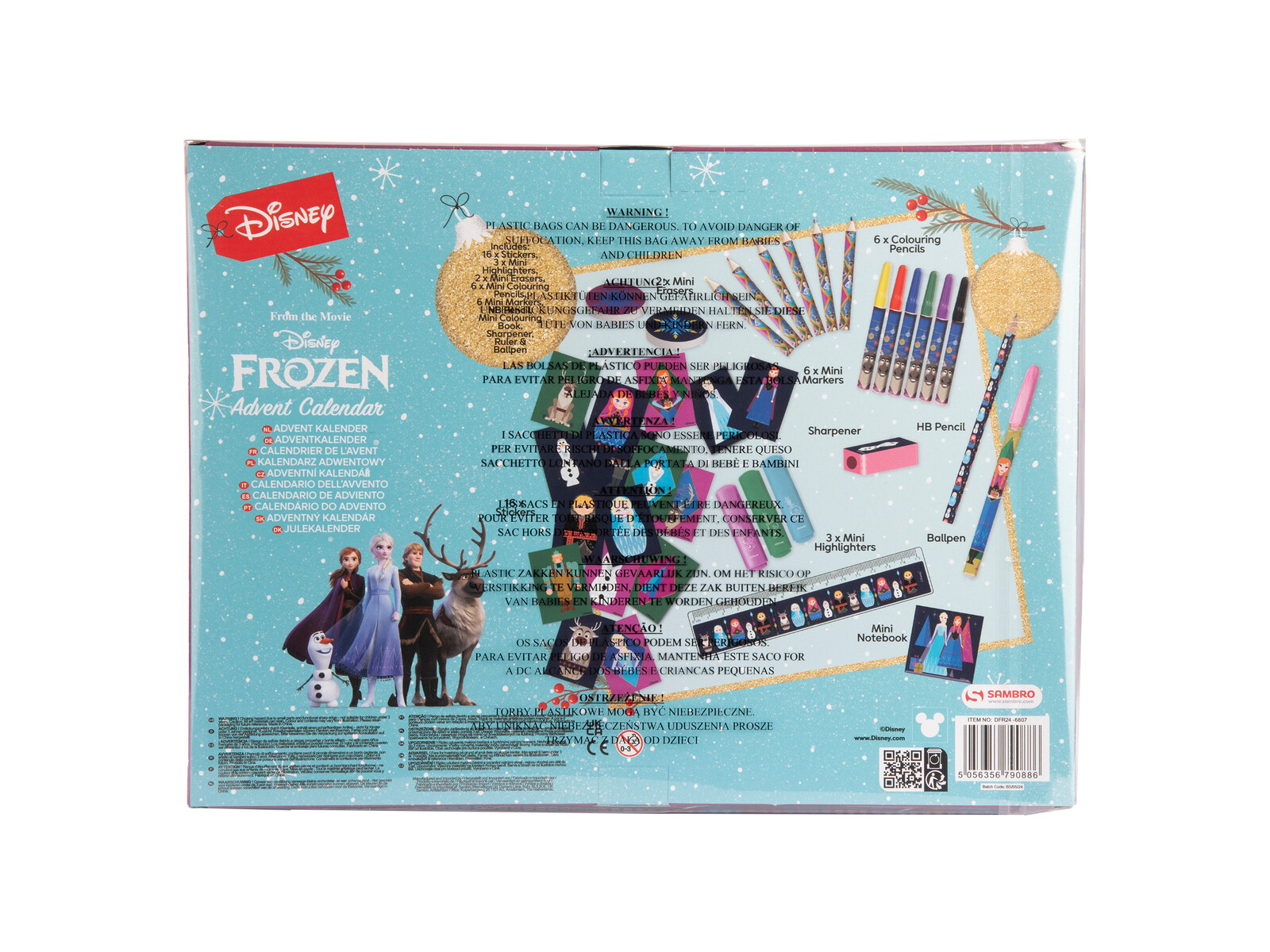 Frozen Calendario de Adviento