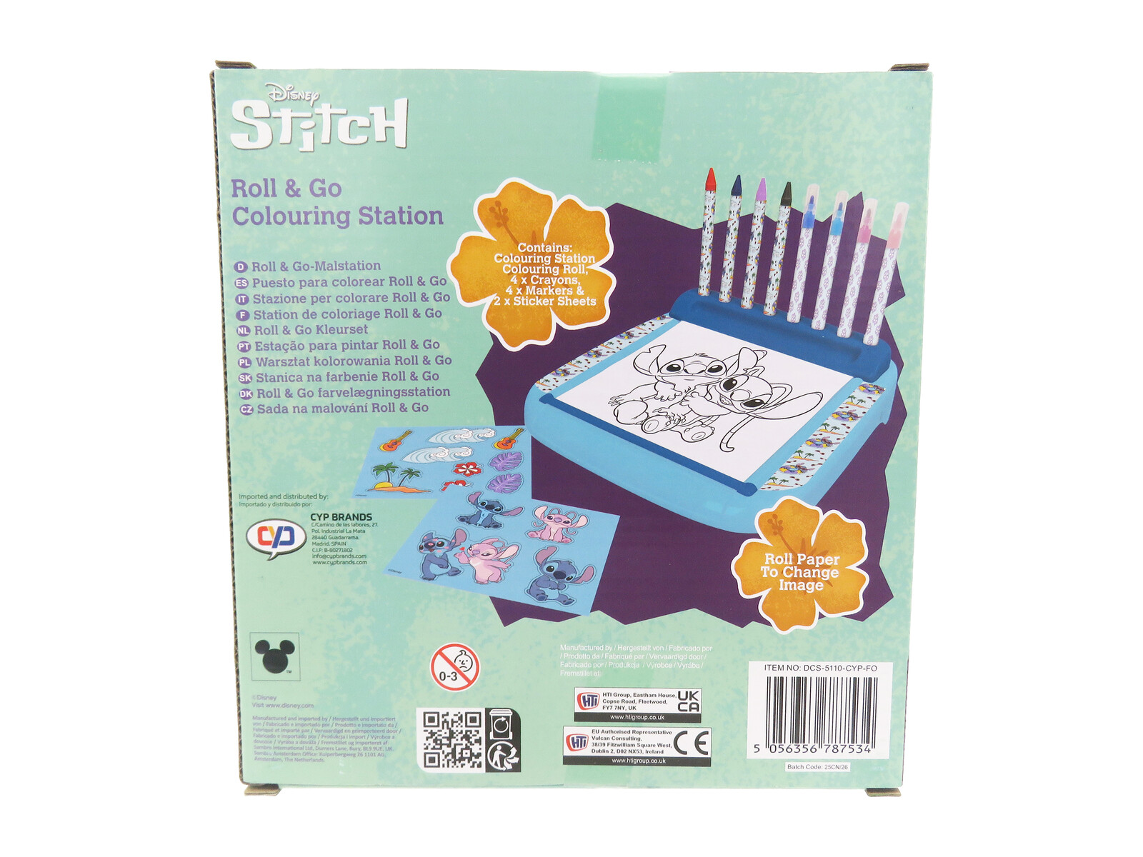 Stitch Estación Portatil de Dibujo Roll & Go