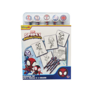 Spidey Libro de Colorear con Lápices con Goma