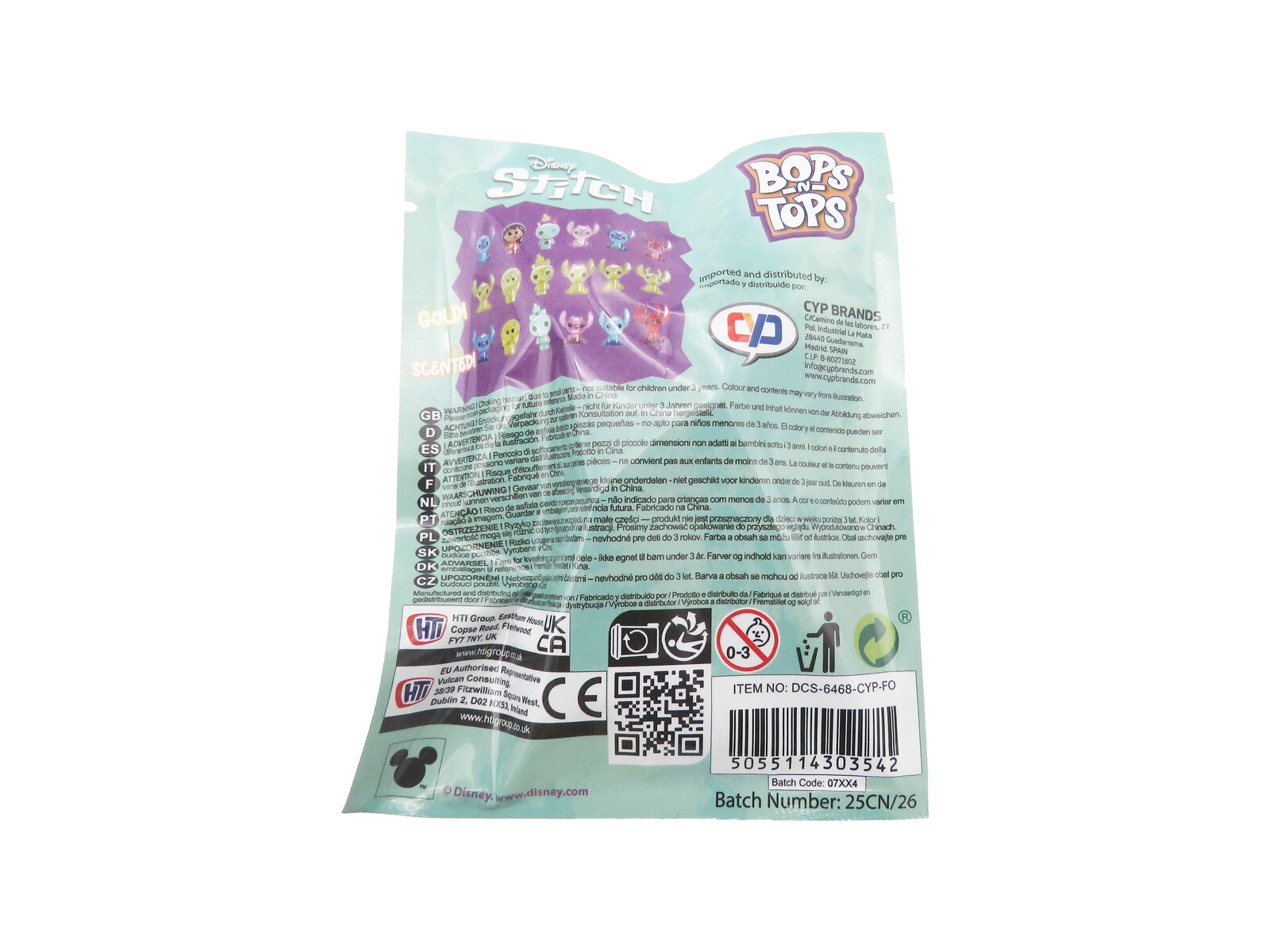 Stitch Toppers 3D en Sobre Sorpresa
