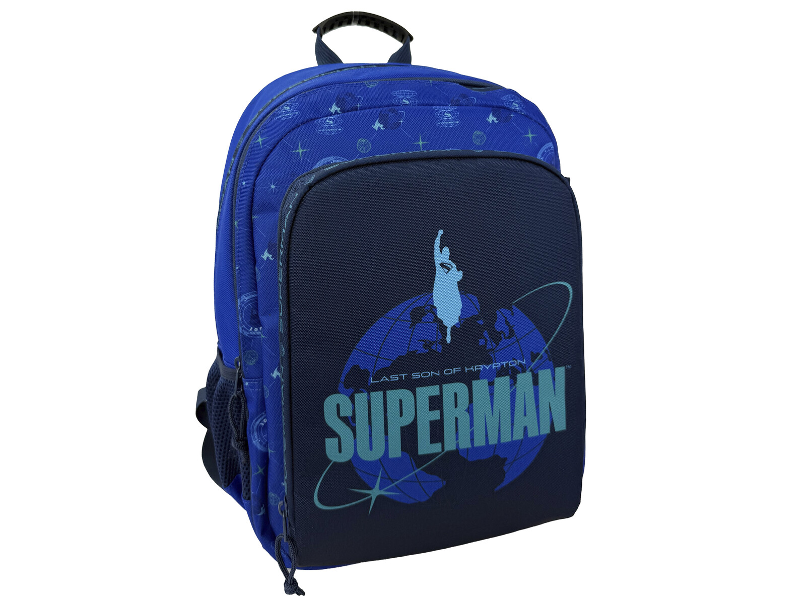 Superman Mochila 43cm Adaptable a Trolley- Blue