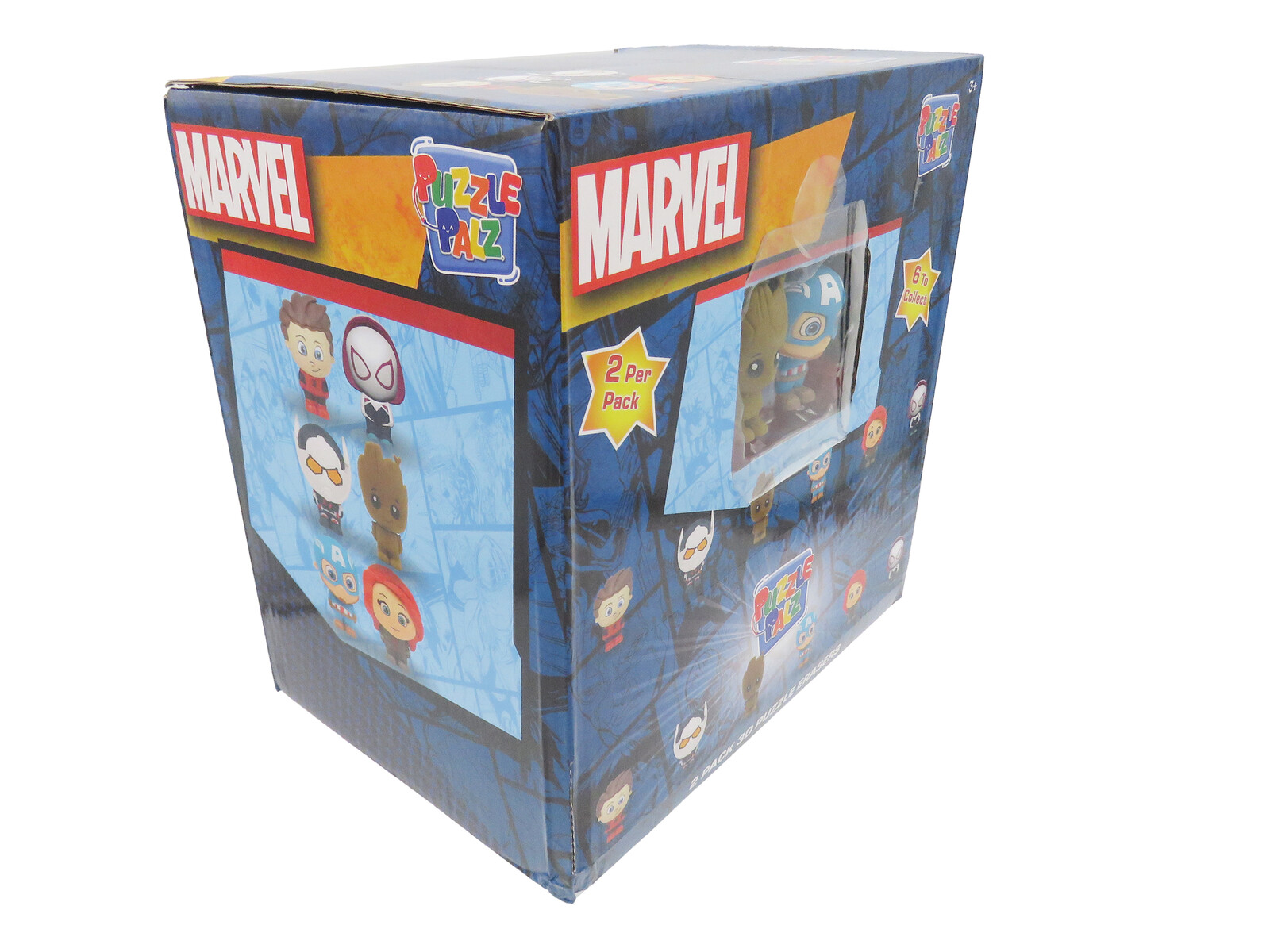 Marvel Puzzle Palz Cápsulas Dobles en Dispensador