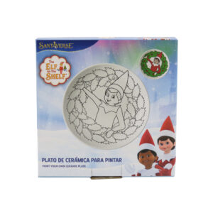 The Elf On The Shelf Plato de Cerámica para Pintar