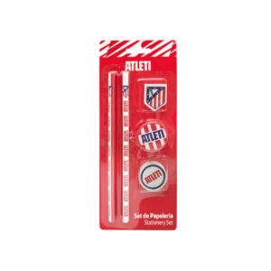 Atlético de Madrid Set 5 piezas de Papelería