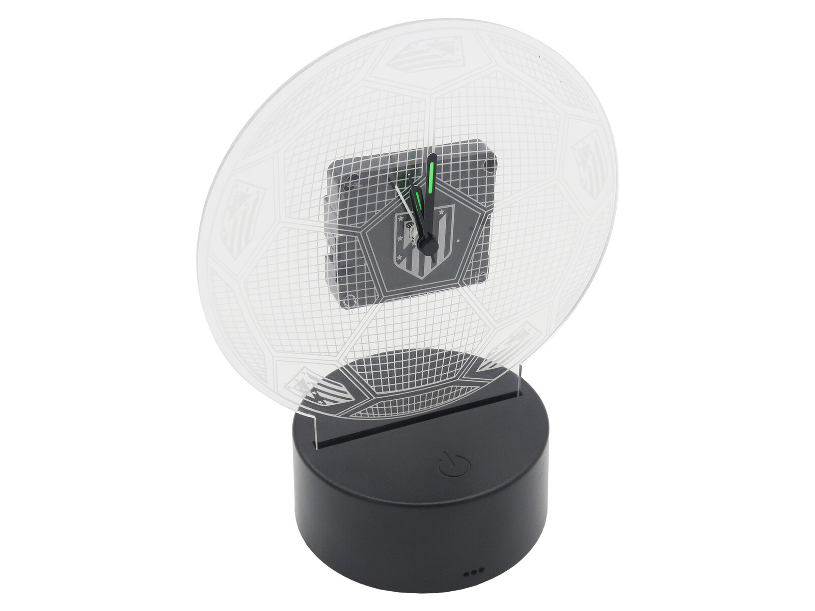Atlético de Madrid Reloj Metacrilato c/Luz Led