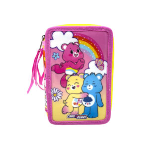 Care Bears Plumier 3 Pisos con Material Escolar
