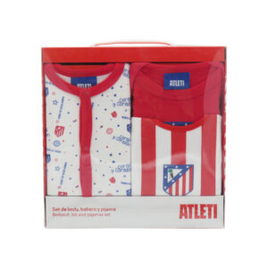Atlético de Madrid Set Bebé 3 piezas talla 3-6 meses