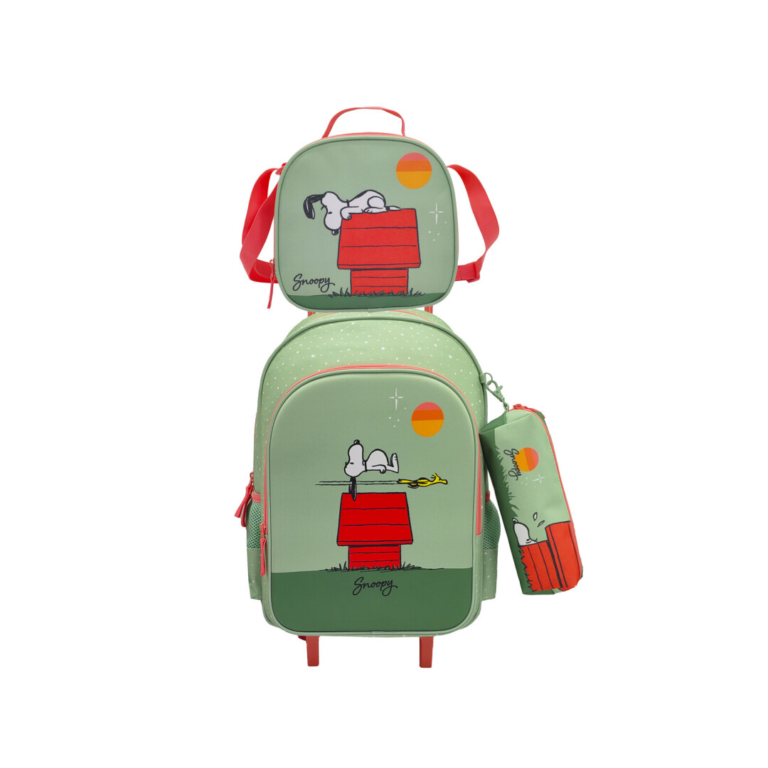 Snoopy Set Trolley Funcional 3 Pcs