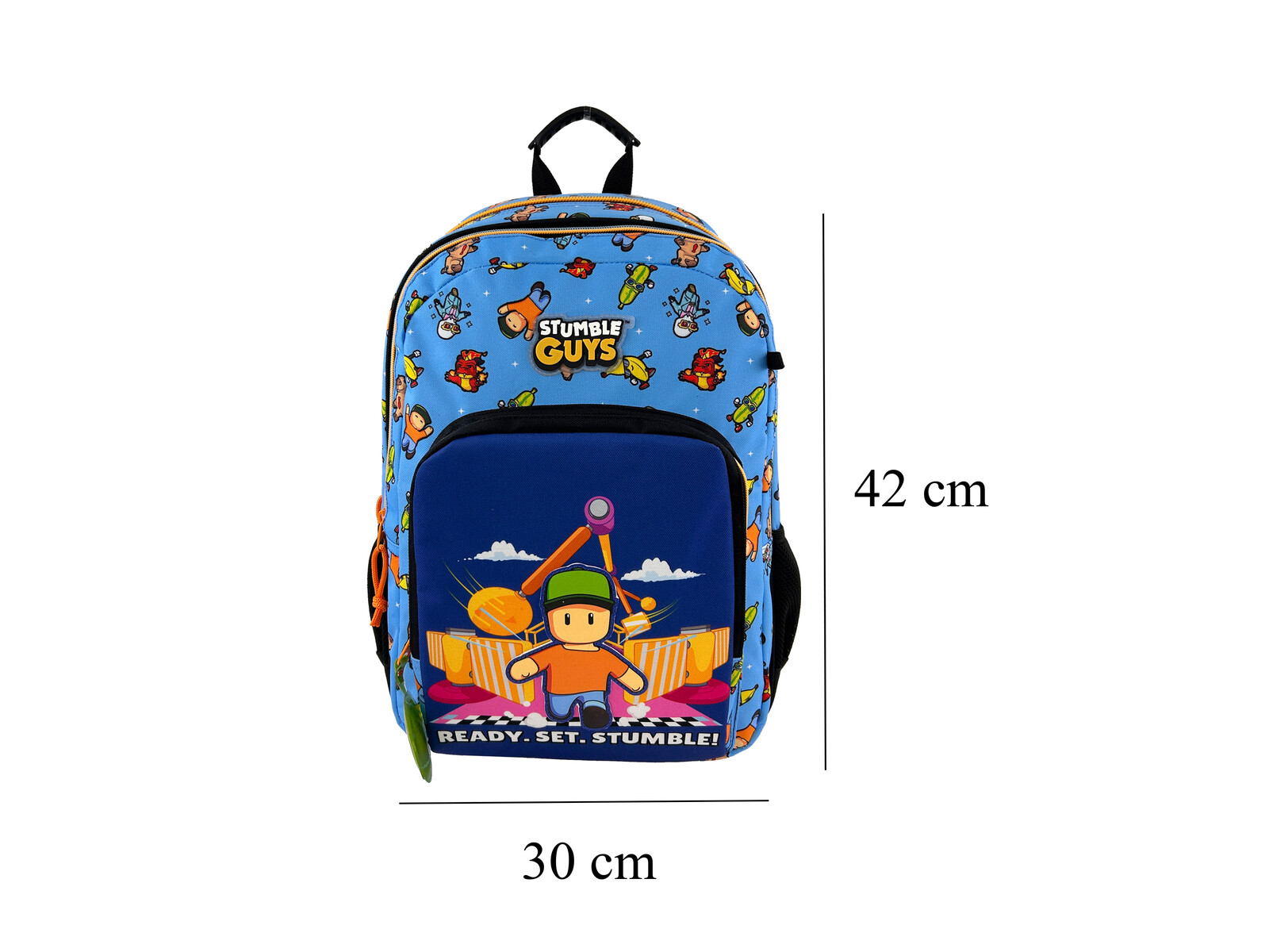 Stumble Guys Mochila Escolar Adaptable a Trolley
