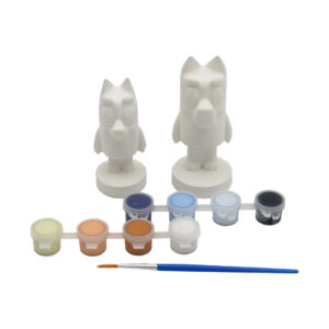Bluey Set de Dos Figuras de Escayola para Pintar