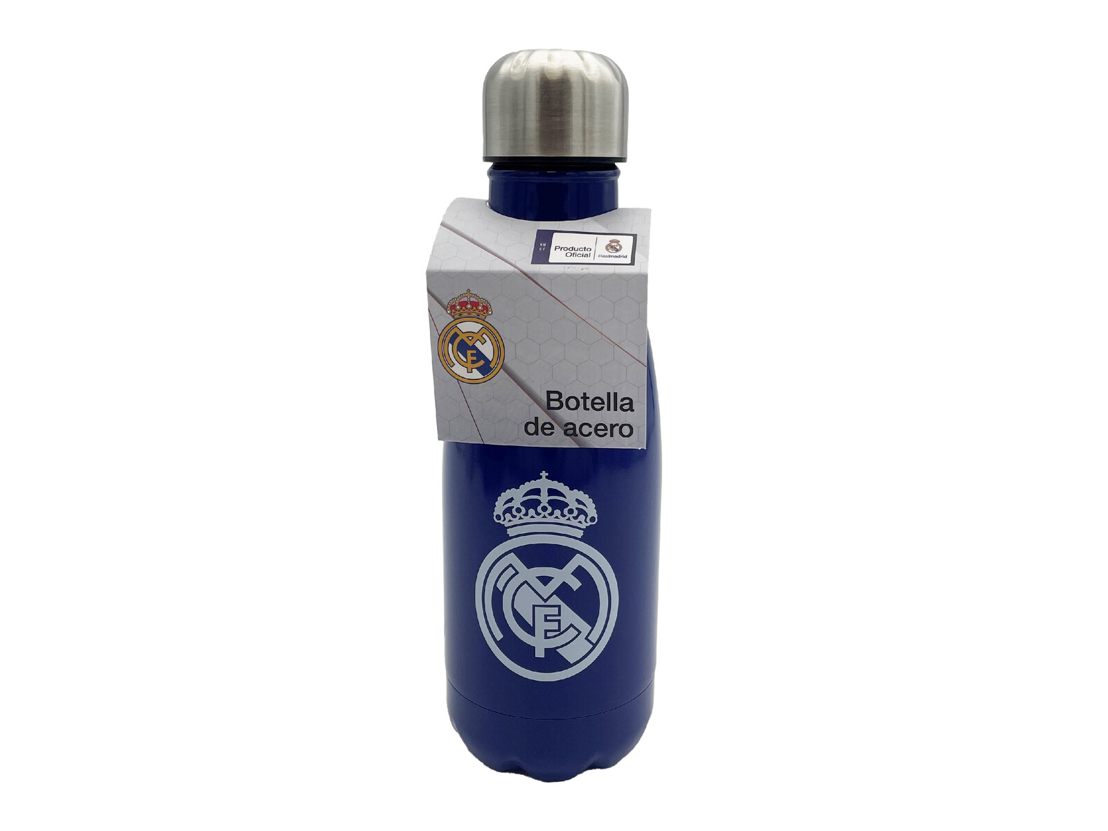 Real Madrid Botella Azul de Acero 550 ml