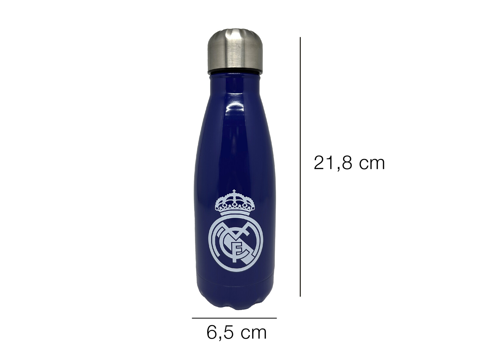Real Madrid Botella Azul de Acero 550 ml