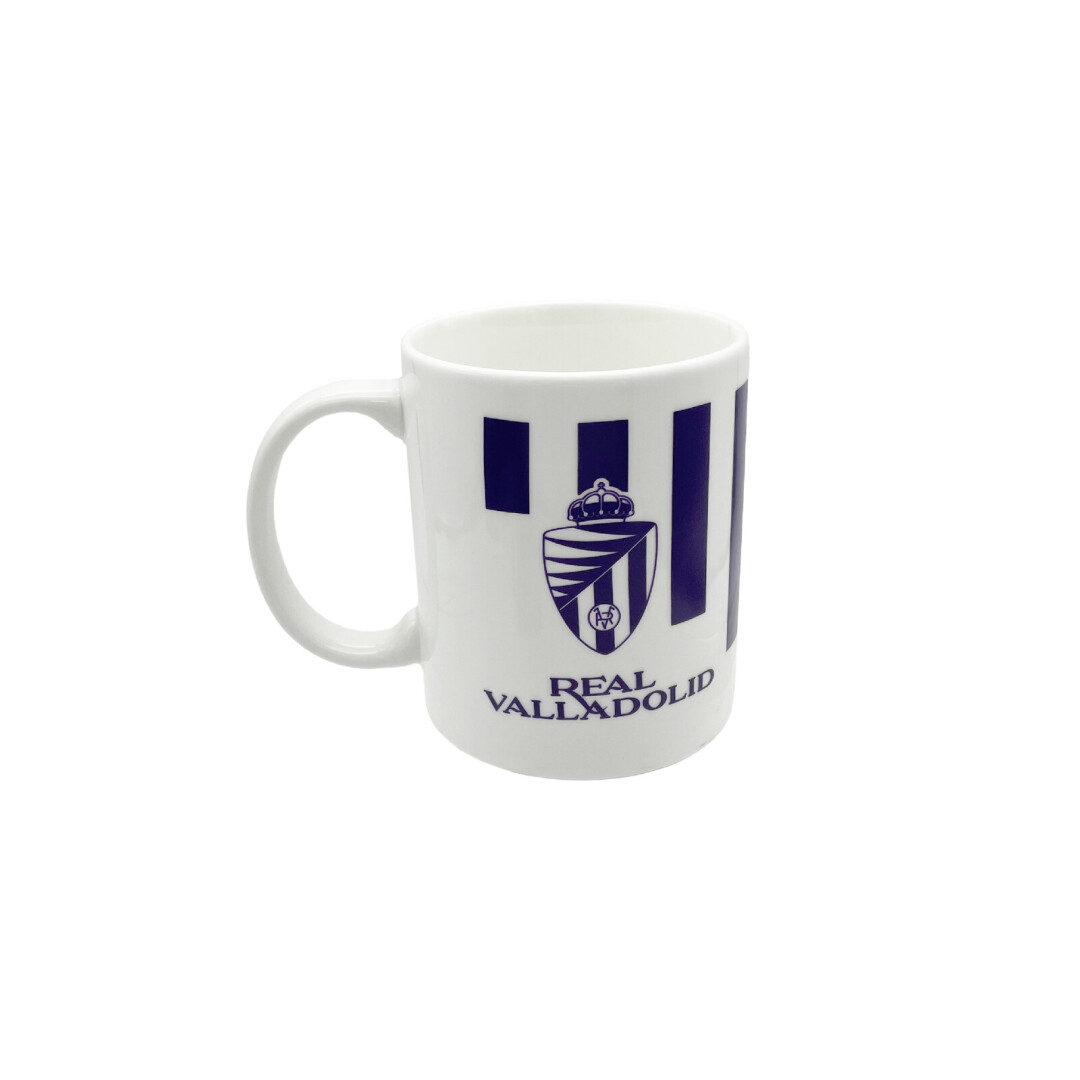 Real Valladolid Taza Cerámica Escudo Morado