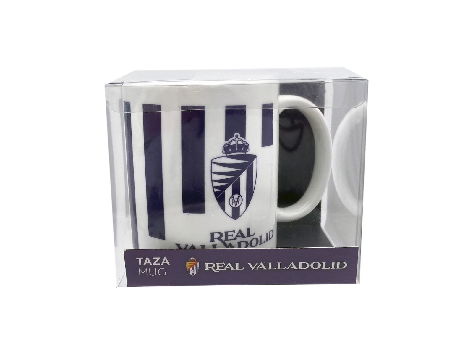 Real Valladolid Taza Cerámica Escudo Morado