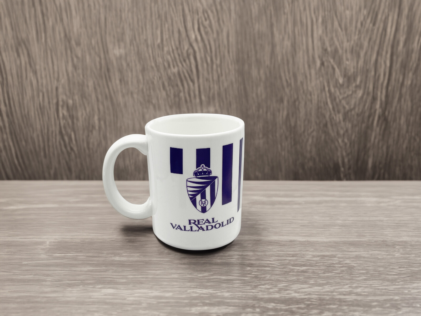 Real Valladolid Taza Cerámica Escudo Morado