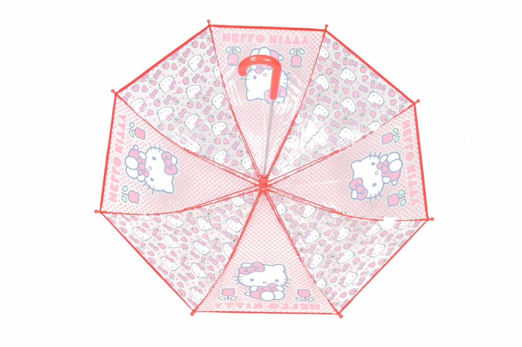 Sanrio Hello Kitty Paraguas Manual Infantil 48 cm Transparente