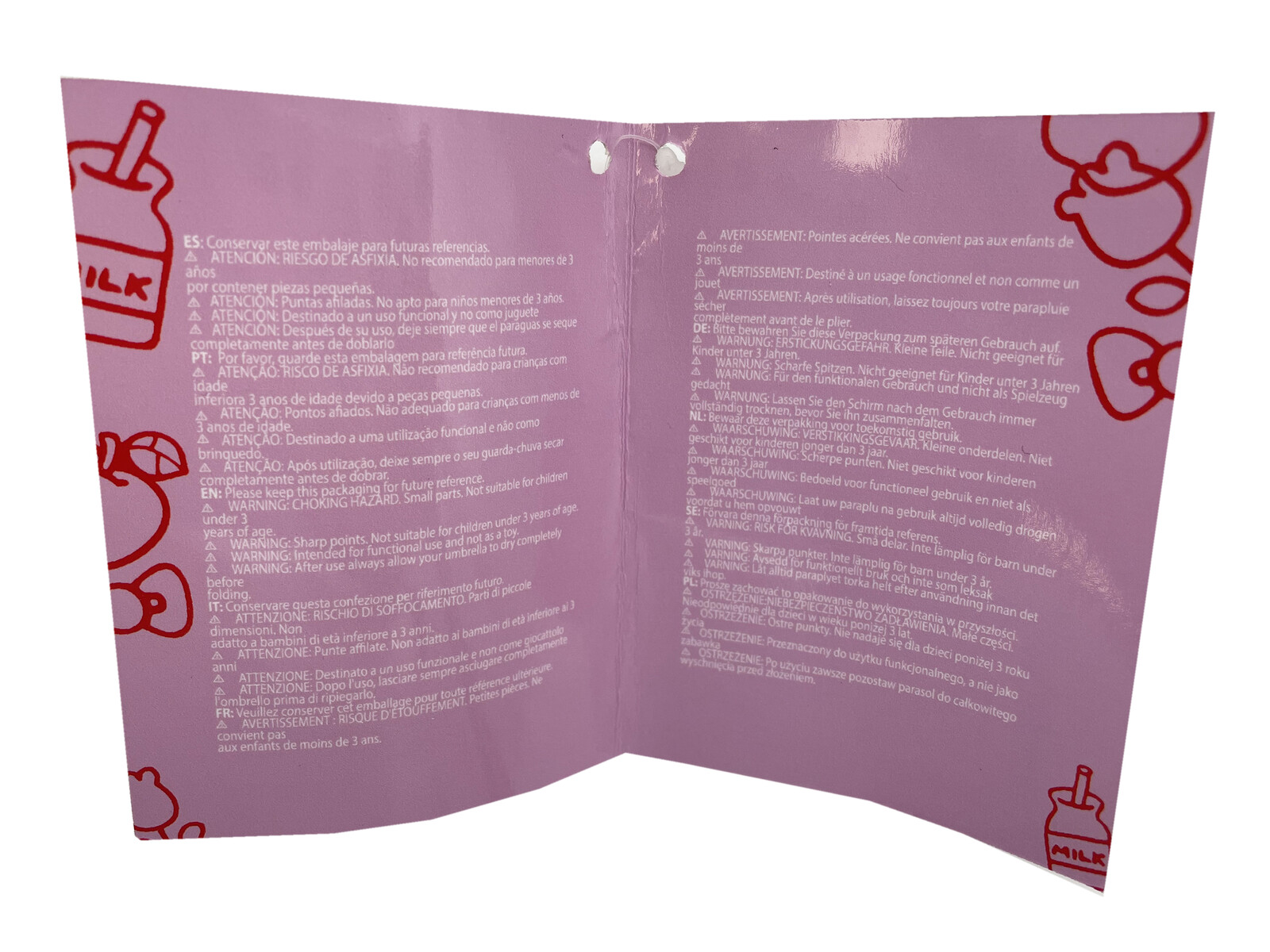 Sanrio Hello Kitty Paraguas Manual Infantil 48 cm Transparente