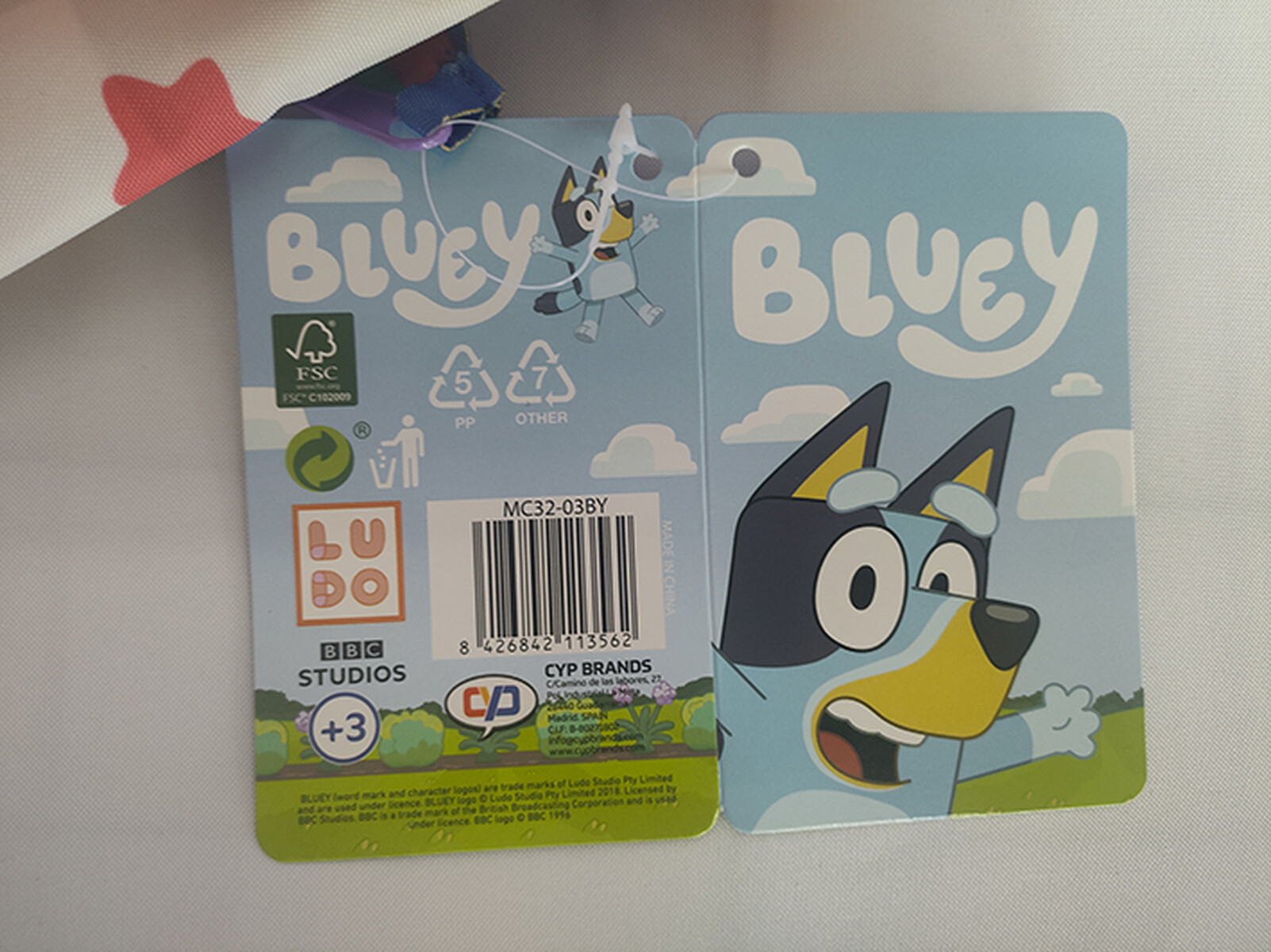Bluey Mochila Saco - Rainbow