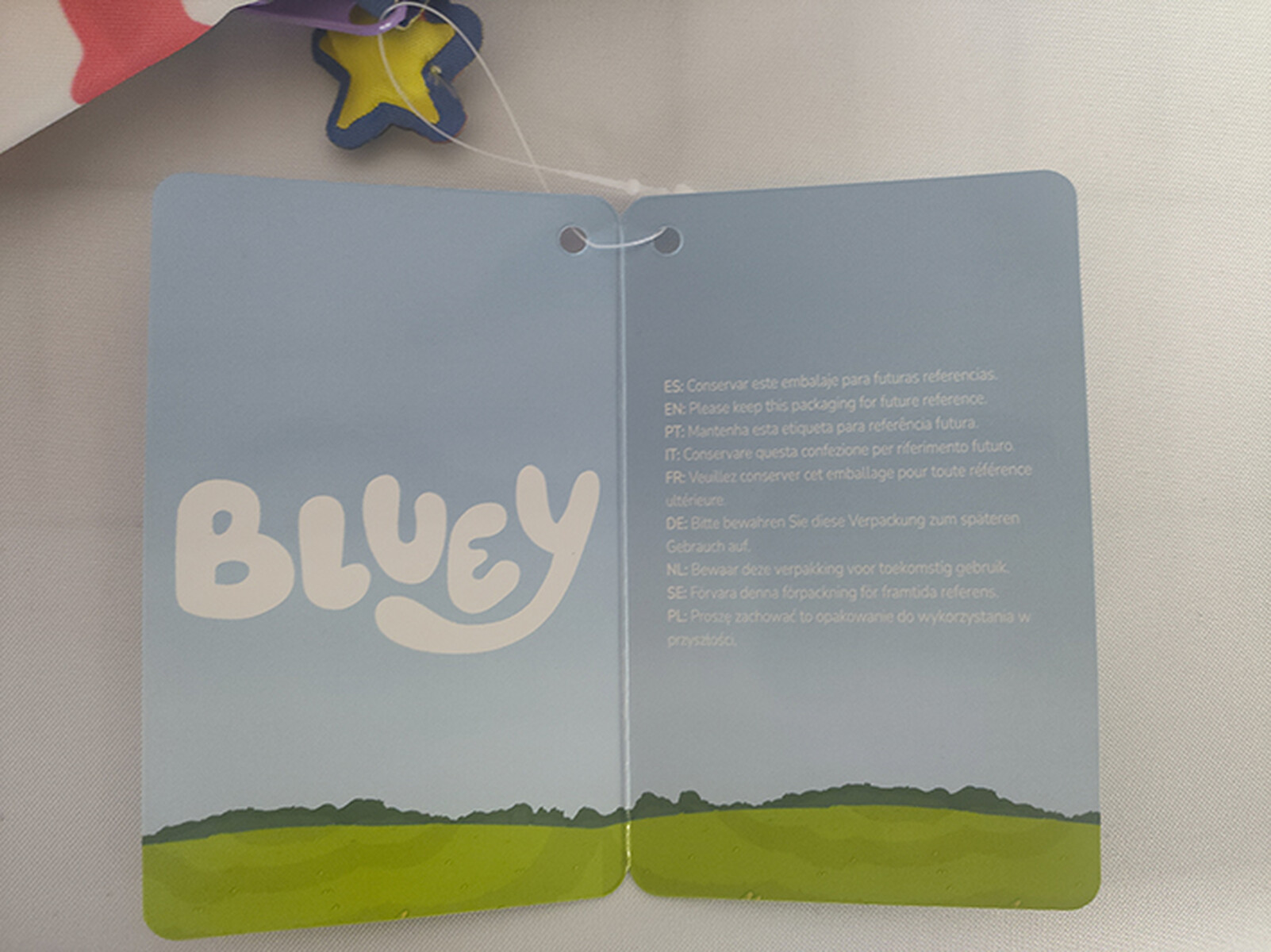 Bluey Mochila Saco - Rainbow