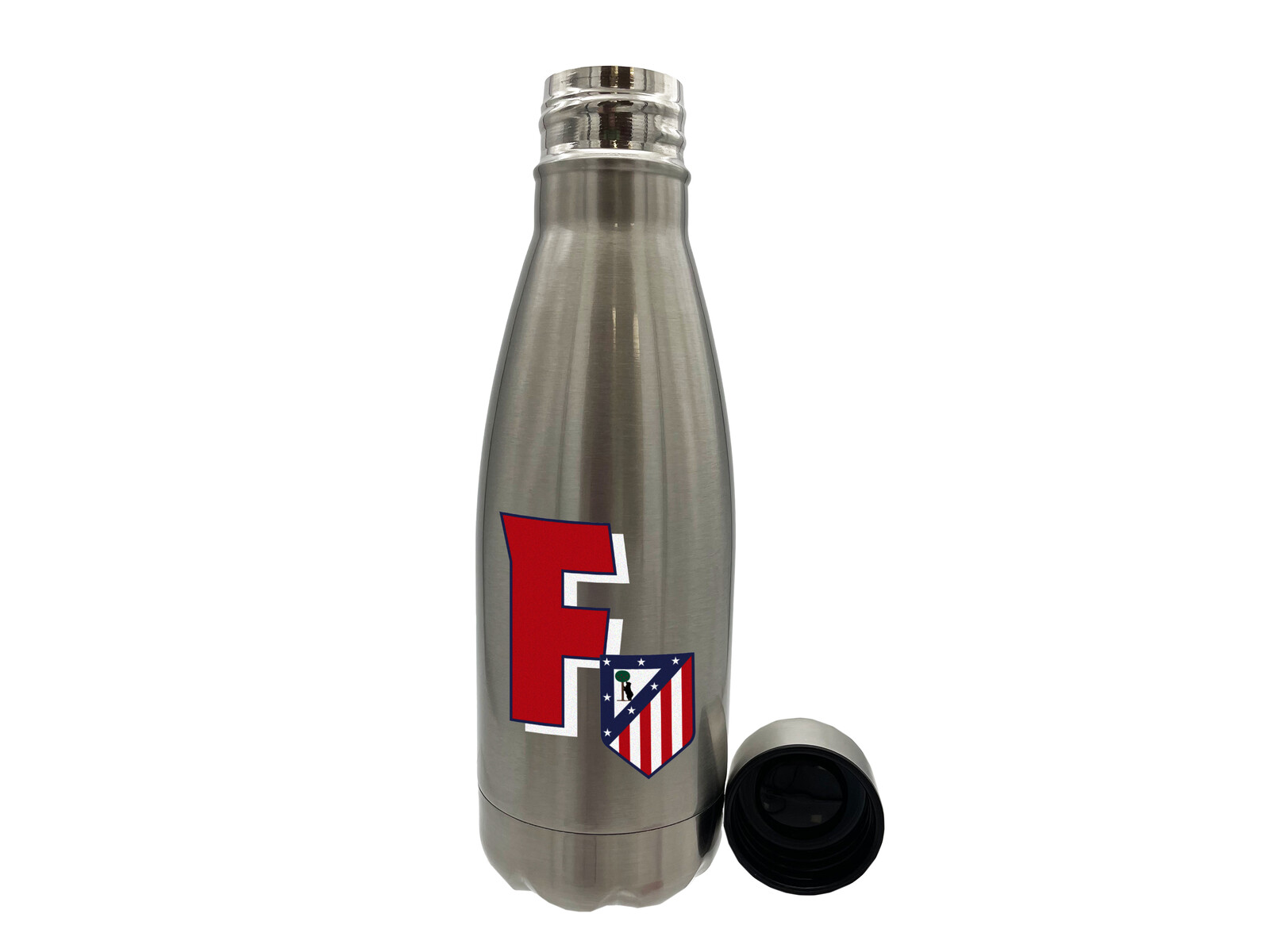 Atlético de Madrid Botella Personalizable de Acero 550ml Letra F