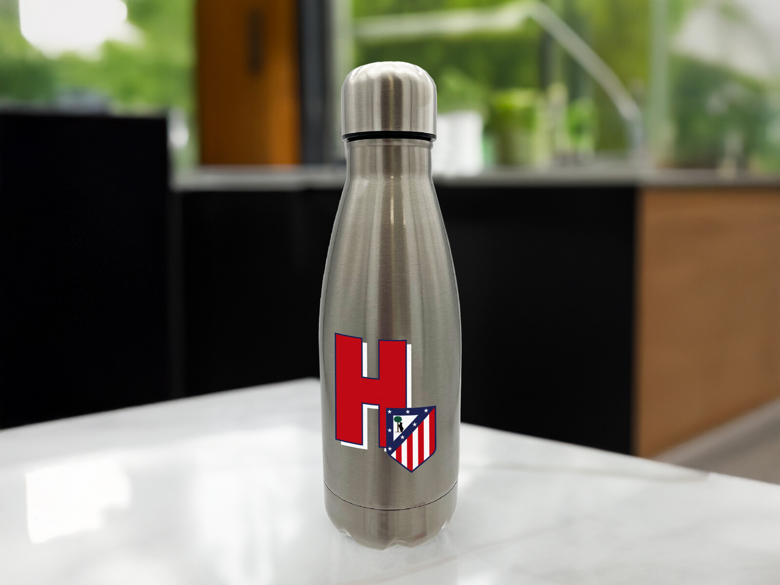 Atlético de Madrid Botella Personalizable de Acero 550ml Letra H