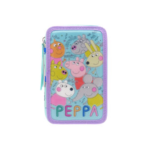 Peppa Pig Plumier 3 Pisos con Material Escolar