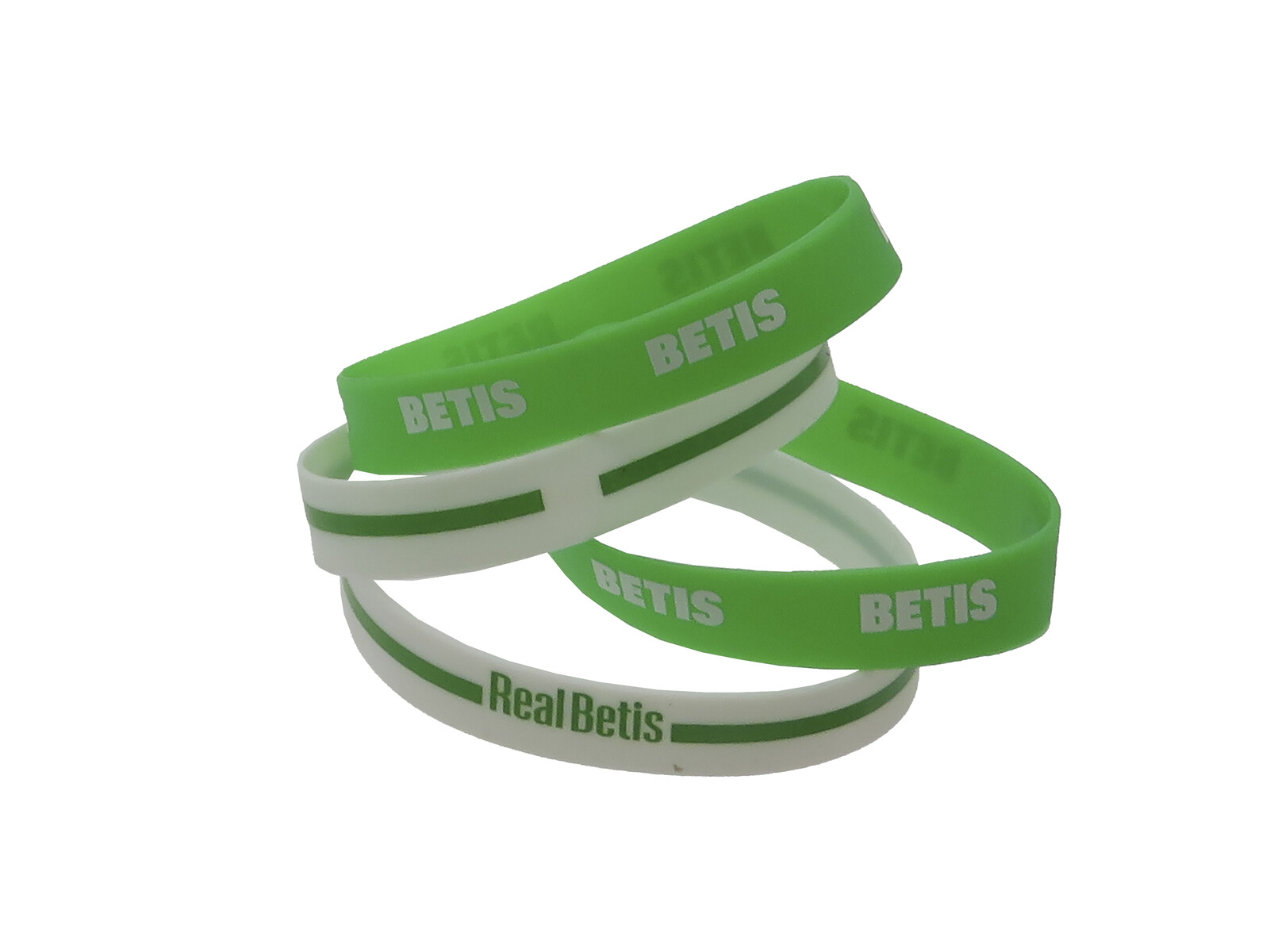 Betis Balompié Botella con 4 pulseras silicona 700ml