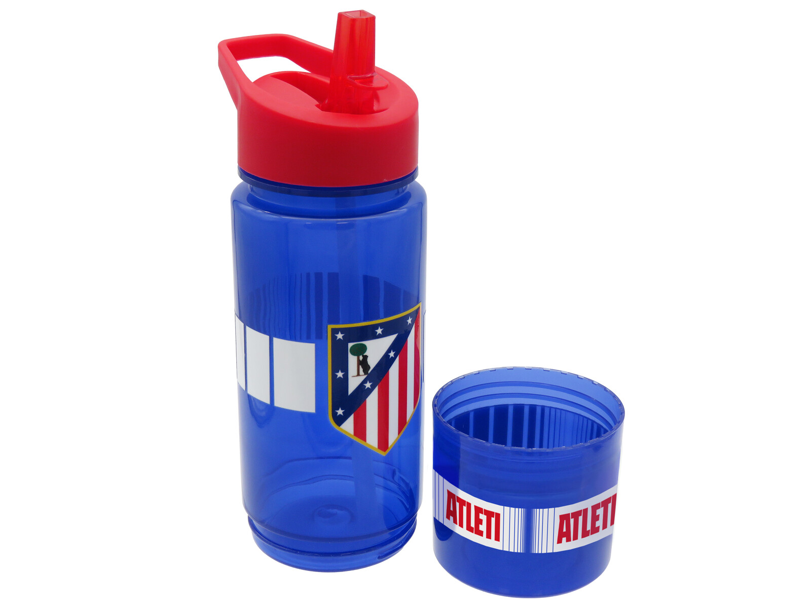 Atlético de Madrid Botella con snack 450ml y 150ml