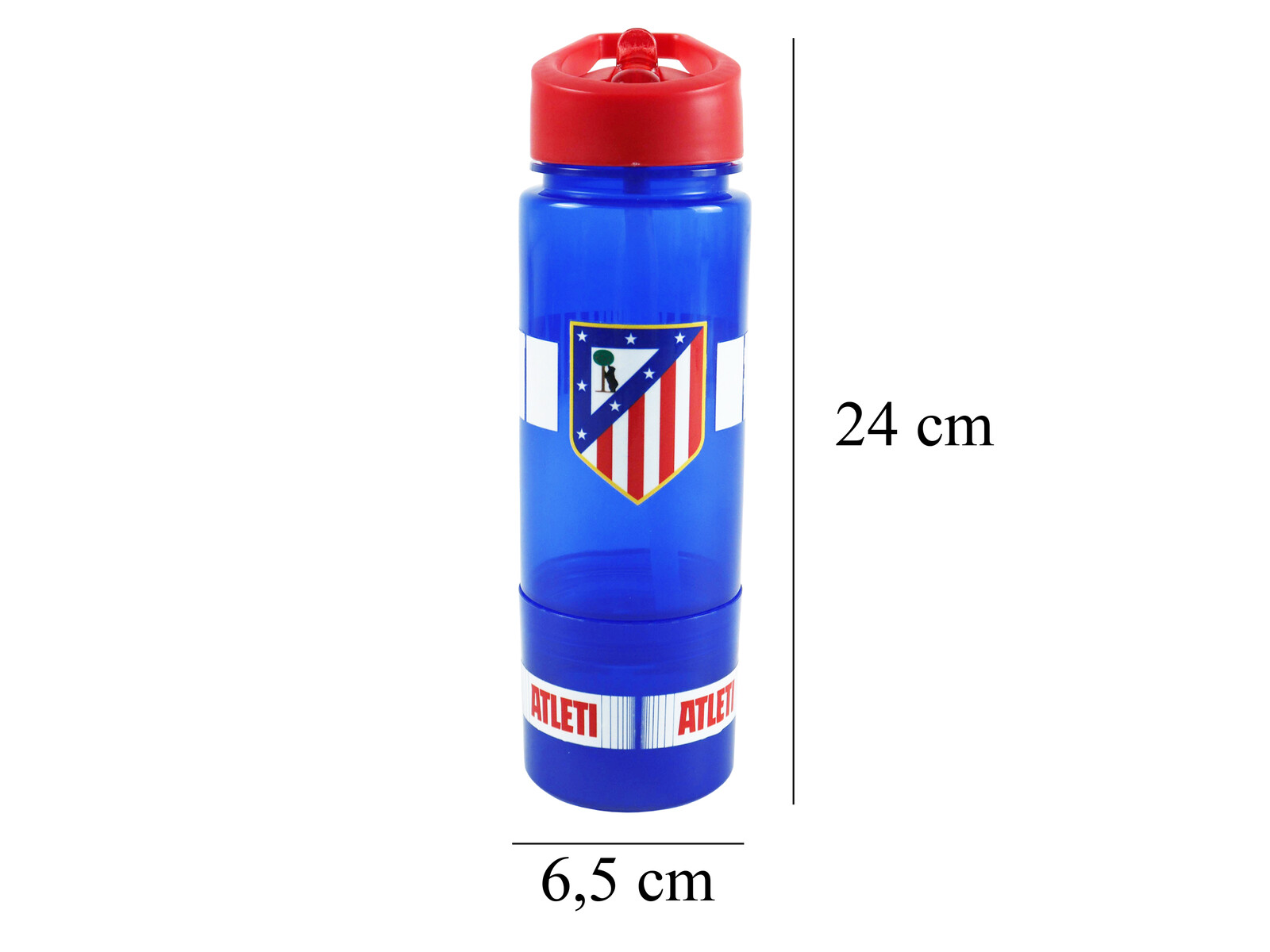 Atlético de Madrid Botella con snack 450ml y 150ml