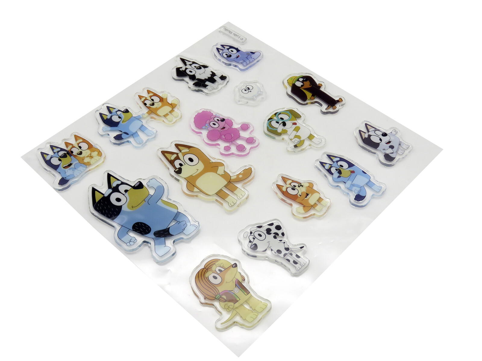 Bluey Pegatinas de Gel Para Ventana