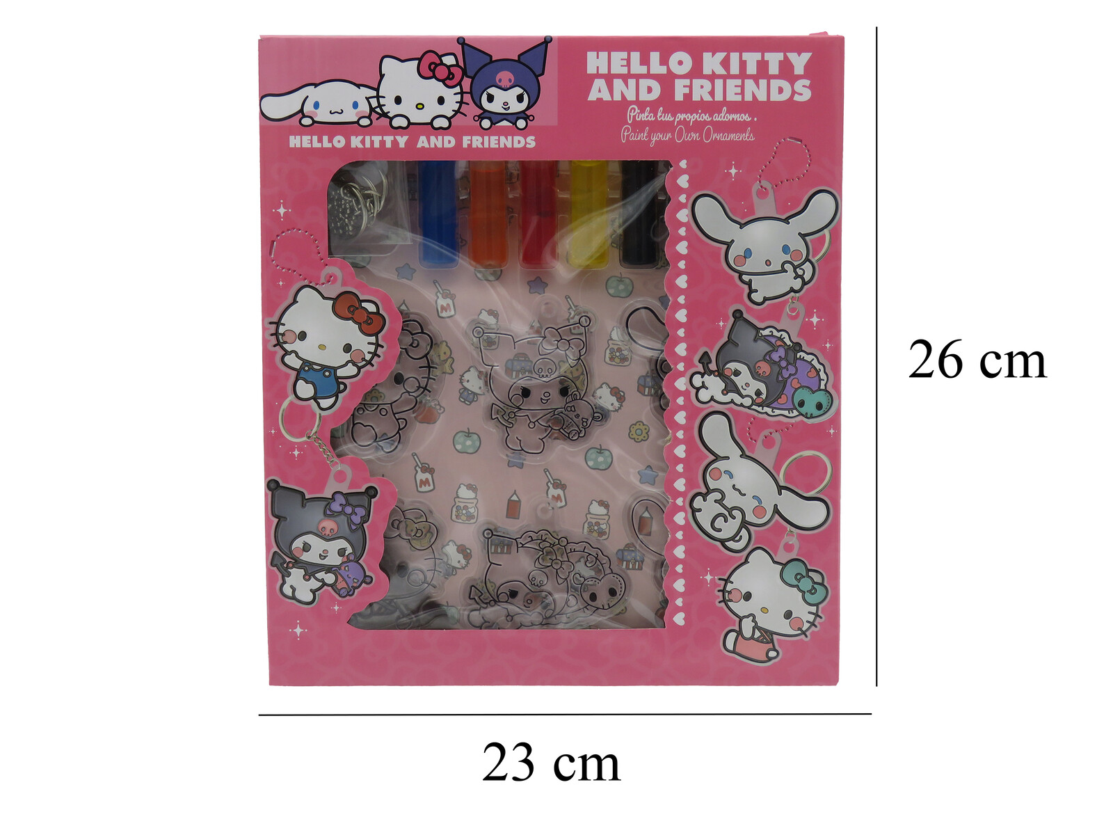 Sanrio Hello Kitty Set Para Pintar Colgadores Decorativos