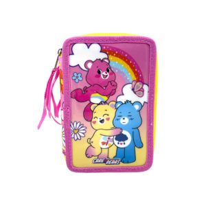 Care Bears Plumier 3 Pisos con Material Escolar