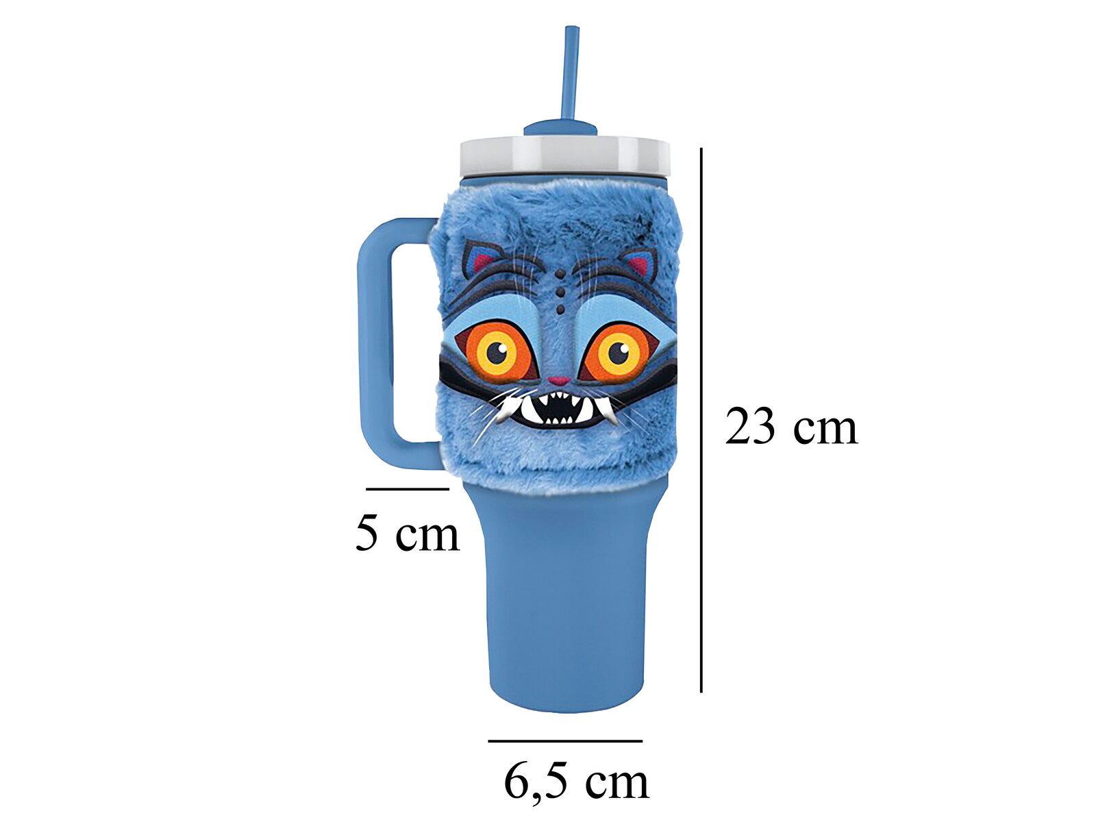 K-Pop Demon Hunters Vaso con Forro de Peluche Derpy 1,2L