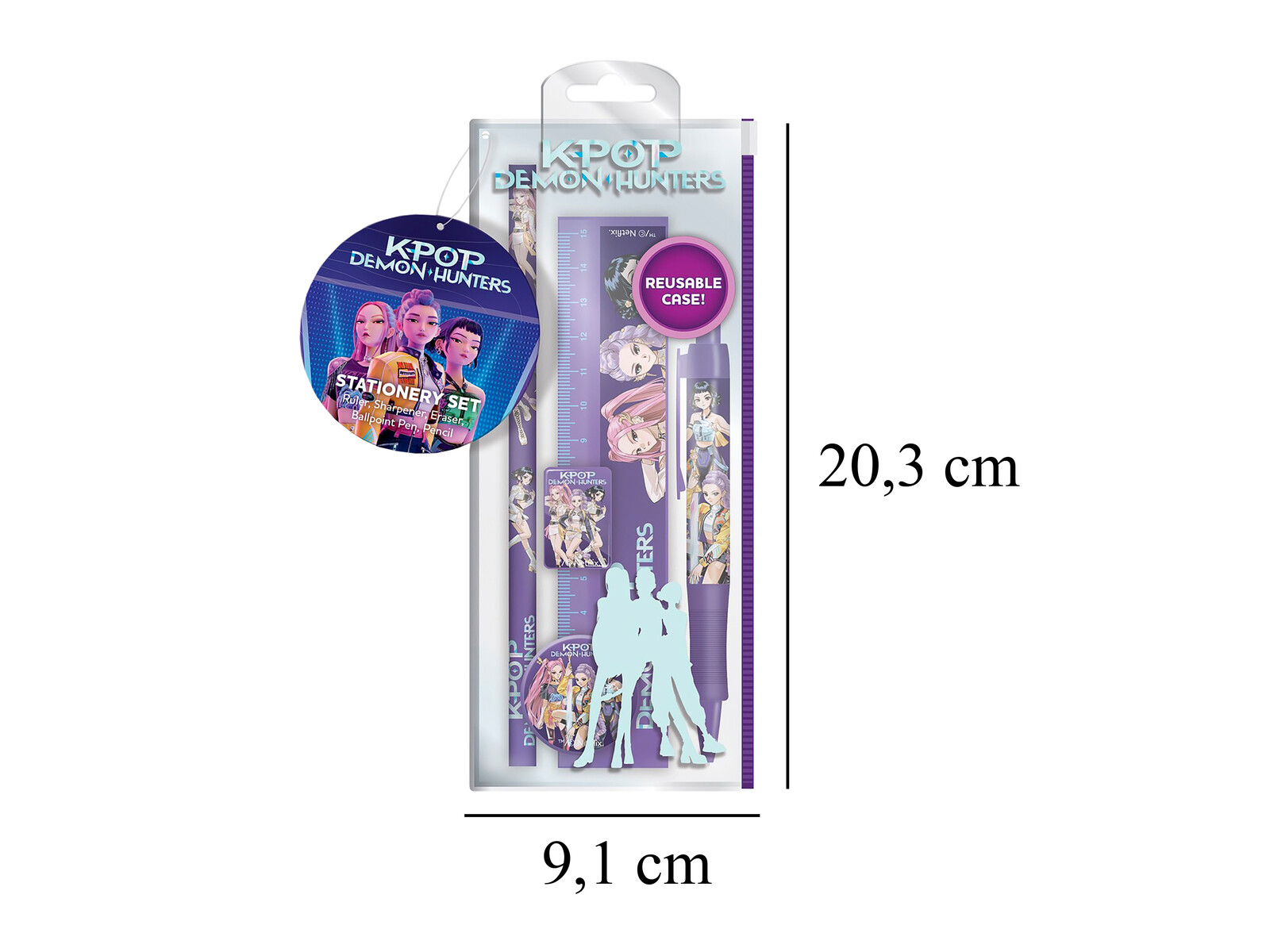 K-Pop Demon Hunters Set de Papelería 5pcs